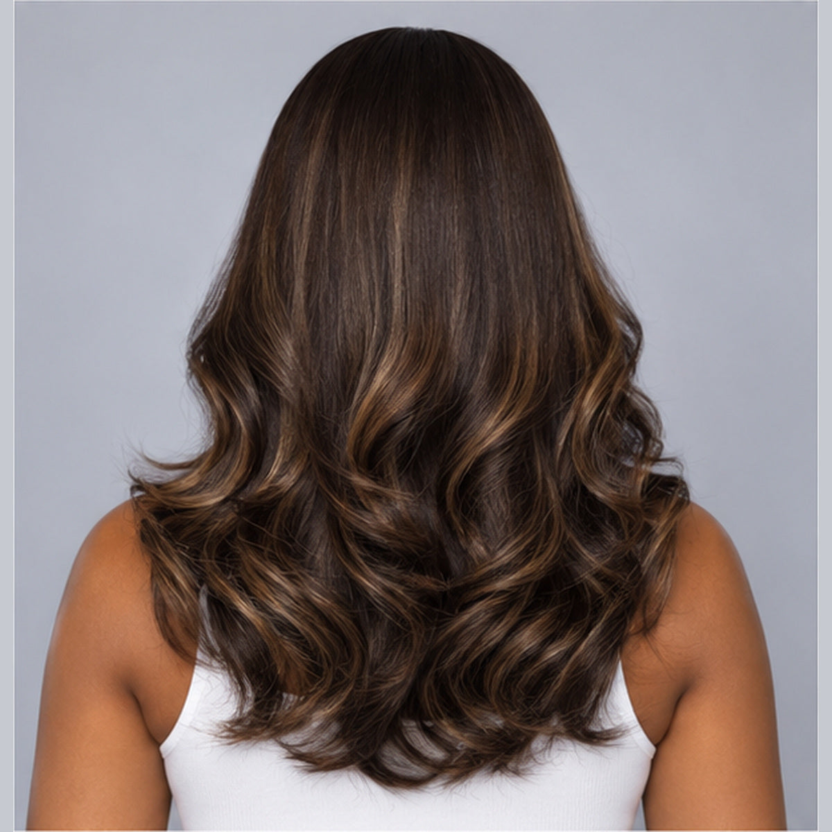the amadine | 16" layered wavy wig