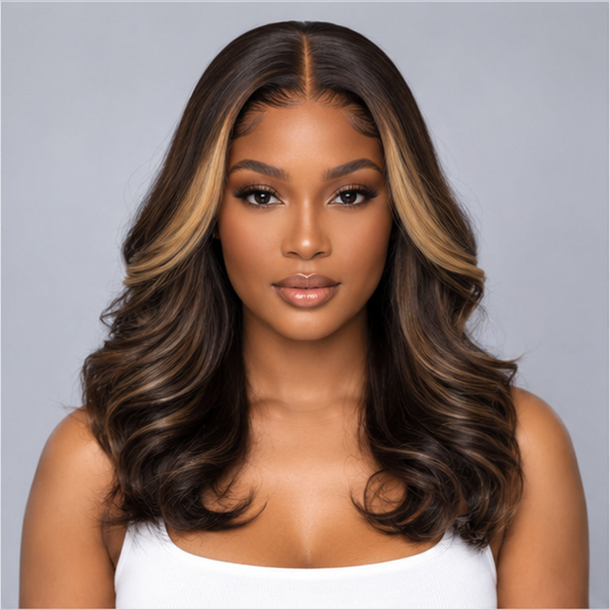 the amadine | 16" layered wavy wig
