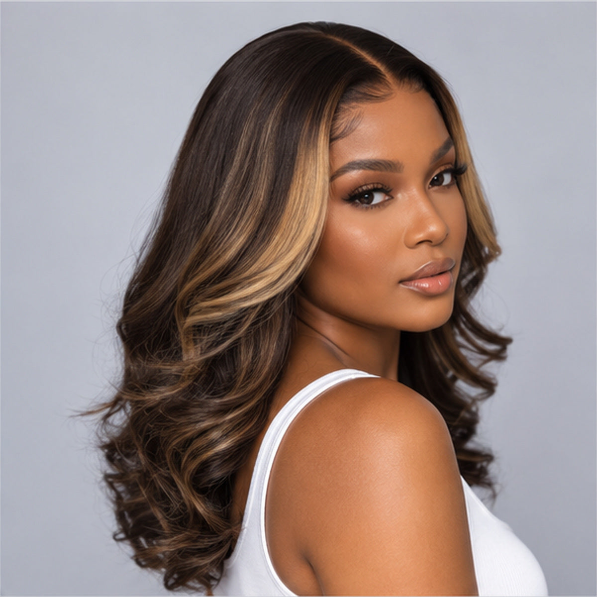the amadine | 16" layered wavy wig